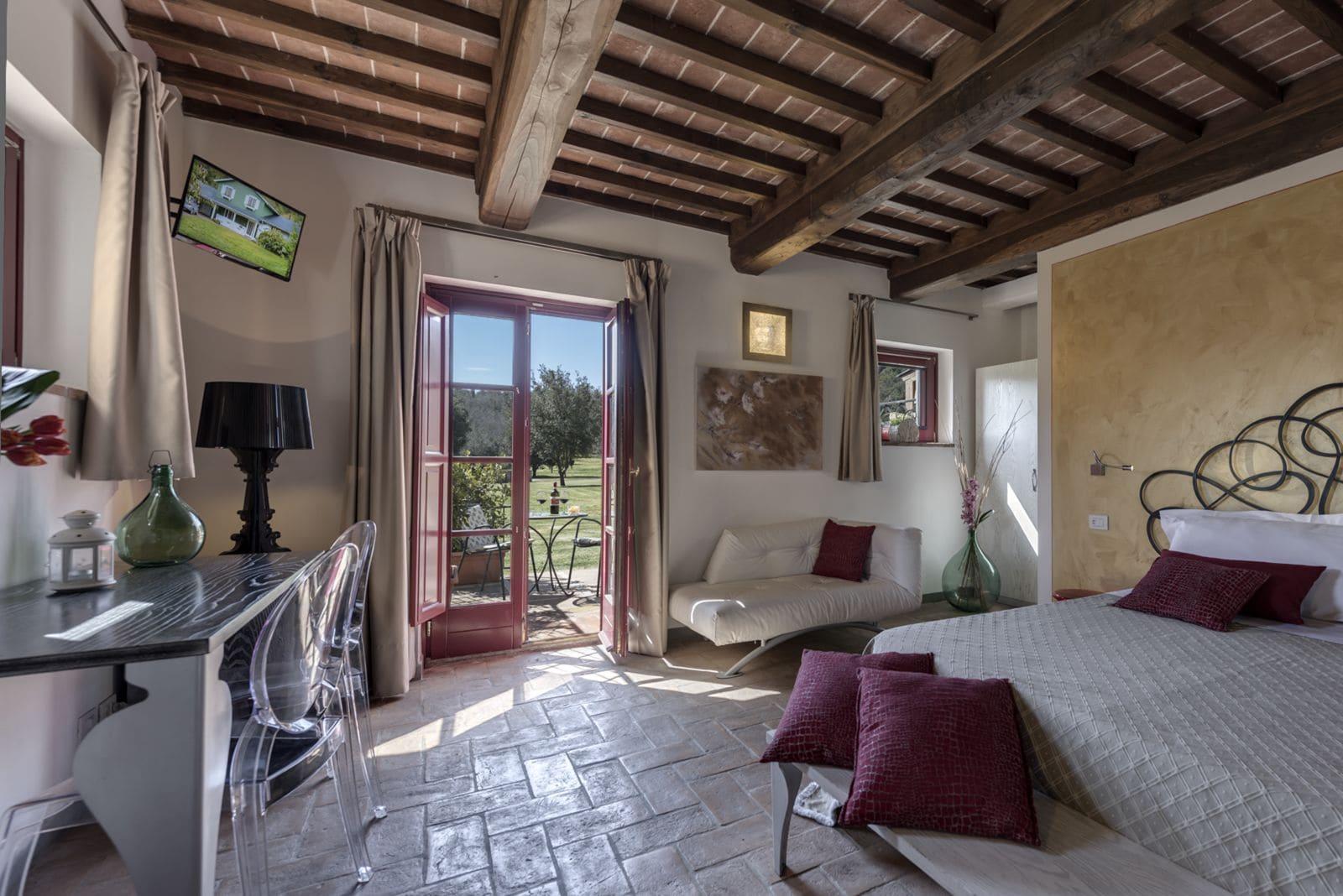 Hotel & Restaurant Casolare Le Terre Rosse Сан-Джиміньяно Екстер'єр фото
